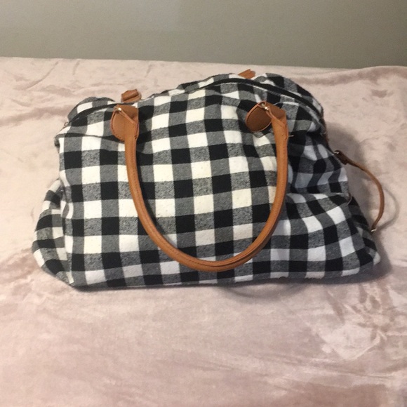 Tickled teal Handbags - Favorite Buffalo 🐃 Weekender Plaid Bag
